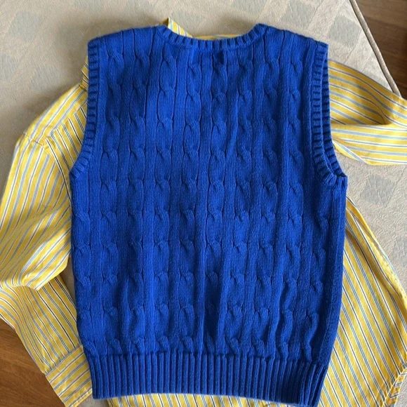 Ralph lauren Polo size 5 combo, shirt and sweater vest - Picture 5 of 9